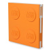 LEGO Zápisník s gelovým perem jako klipem - oranžový SmartLife s.r.o.