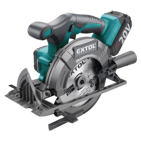 pila kotoučová aku SHARE20V, 165mm, BRUSHLESS, 20V Li-ion, 2Ah Extol Premium