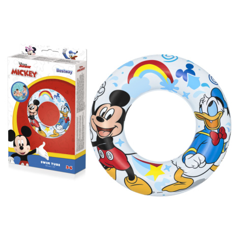 Bestway  Nafukovací plavecký kruh Mickey Mouse 56cm Bestway