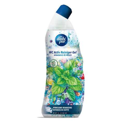 Ambi Pur WC Active gel máta & jasmín 750 ml AmbiPur