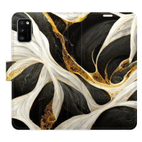 iSaprio flip pouzdro BlackGold Marble pro Samsung Galaxy A41