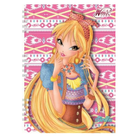 Psací sada Zápisník Winx Club + kuličkové pero Akim