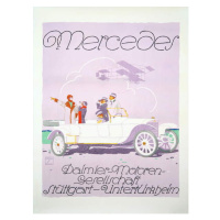 Fotografie Poster Mercedes, 1912, Hohlwein, Ludwig, 30 × 40 cm