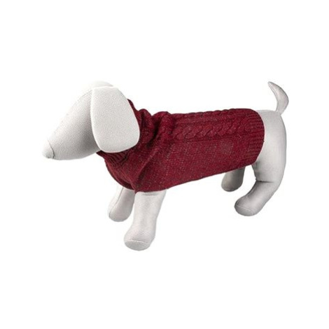 DUVO+ Pletený svetr pro psy červený