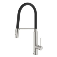 Dřezová baterie Grohe Concetto New s vytahovací sprškou supersteel 31491DC0