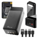 Extralink EPB-124 30000mAh Black Powerbanka Power banka, Fast Charging