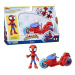 Hasbro SPIDER-MAN SPIDEY AND HIS AMAZING FRIENDS MOTORKA A FIGURKA 10cm, 3 druhy