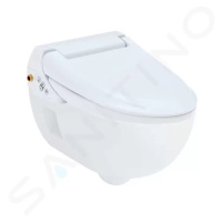 GEBERIT AquaClean Elektronický bidet s keramikou, Rimfree, SoftClosing, alpská bílá 146.135.11.1