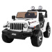 mamido  Elektrické autíčko Jeep Wrangler Rubicon 4x4 bílé