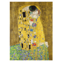 Dřevěné puzzle Art Gustav Klimt Polibek 200 dílků