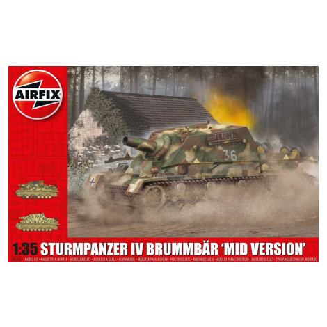 Classic Kit tank A1376 - Sturmpanzer IV Brummbar (Mid Version) (1:35) AIRFIX