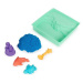 Spin Master Kinetic Sand Krabice tekutého písku s podložkou, modrá