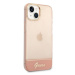 Guess GUHCP14MHGCOP hard silikonové pouzdro iPhone 14 PLUS 6.7" pink Translucent