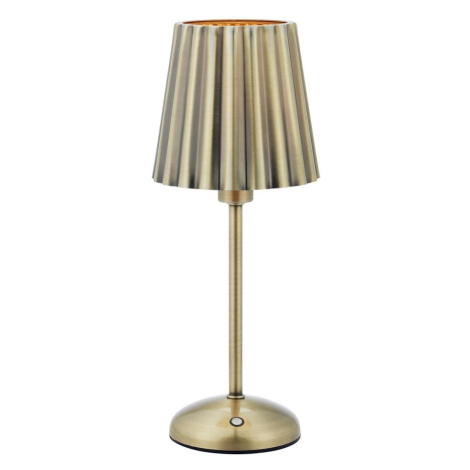 Markslöjd 109127 - LED Stm. nabíjecí stolní lampa CELIA 1xE14/2W/2000 mAh mosaz 109127