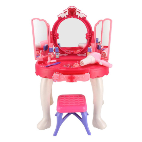 Dětský toaletní stolek se židličkou Baby Mix Amanda - růžová