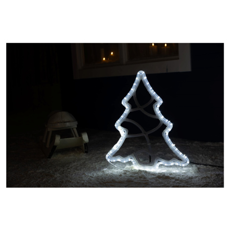 LED světelný stromeček, 49 x 58 cm, ledově bílá DecoLED