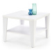 Halmar Konferenční stolek Manta, čtvercový, bílý