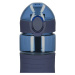 Plastová láhev se silikonovým uzávěrem THEO modrá obsah 0,6 l 818610 Homla