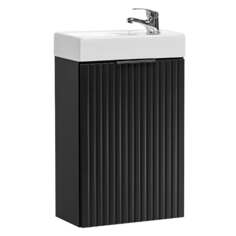ArtCom Koupelnová skříňka s umyvadlem ADEL Black U40/1 | 40 cm
