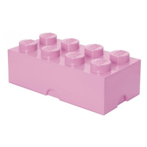 LEGO® úložný box 8 - světle růžová 250 x 500 x 180 mm