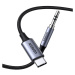 Ugreen CM450 USB-C / 3.5 jack  audio kabel 1m Black