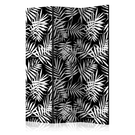 Paraván Black and White Jungle Dekorhome 225x172 cm (5-dílný)