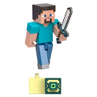 Mattel minecraft postav si portál figurka steve, hmb17