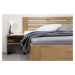 Zvýšená postel s úložným prostorem MICHALIS, masiv buk