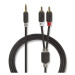 Kabel Jack 3,5mm stereo/2x Cinch 1m NEDIS CABW22200AT10