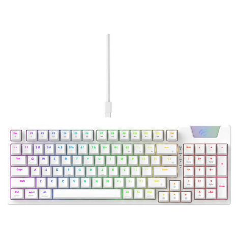 Herní klávesnice Gaming Keyboard Havit KB885L RGB (white)