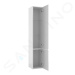 kielle 50202010 - Vysoká skříňka závěsná, 157x30x32 cm, lesklá bílá