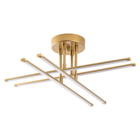 Opviq Stropní LED svítidlo EXHAUST zlaté Opviq lights