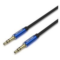 Vention 3.5mm Male to Male Audio Cable 1m Blue Aluminum Alloy Type