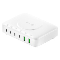 4smarts 7in1 GaN Charging Station 100W with Wireless white