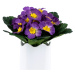 Umělá květina Prvosenka fialová, 24 cm