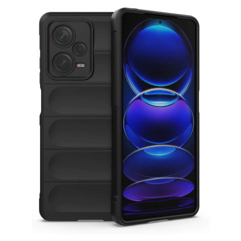 Pouzdro Magic Shield pro Xiaomi Redmi Note 12 Pro+ flexibilní pancéřové pouzdro černé