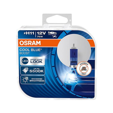 OSRAM Cool Blue Boost "H11",12V, 75W, PGJ19-2 Duobox