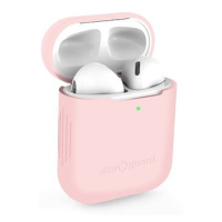 AlzaGuard Skinny Silicone Case pro AirPods 1. a 2. generace růžové