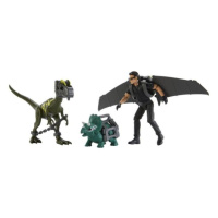 Mattel Jurassic World AIan malcolm s dinosaury a doplňky