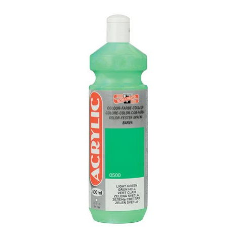 Koh-i-noor akrylová barva Acrylic - 500 ml - zelená světlá Kohinoor