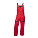 Montérkové  kalhoty s laclem COOL TREND, červeno/černé 48 H8108
