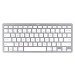 Trust Basics keyboard, stříbrná - 24651
