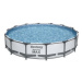 Nadzemní bazén kulatý Bestway Steel Pro MAX, kartušová filtrace, průměr 4,27 m, výška 84 cm
