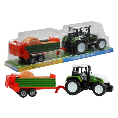 mamido  Traktor s přívěsem zelený