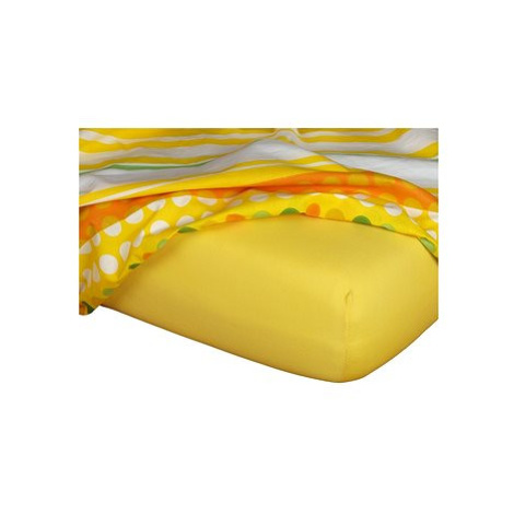 Dadka Jersey tmavě žlutá 140×200×18 cm