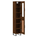 vidaXL Skříň highboard hnědý dub 34,5 x 34 x 180 cm kompozitní dřevo