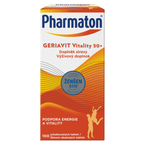 Pharmaton Geriavit Vitality 50+, 100 tablet