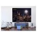 Dětská fototapeta Harry Potter Hogwarts Moon 252 x 182 cm, 4 díly