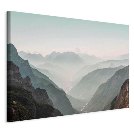 artgeist MALBA NA PLÁTNĚ, krajina a příroda, hory cm