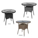 Stilista 90617 STILISTA Polyratanový stolek, 80 x 80 x 75 cm, krémový